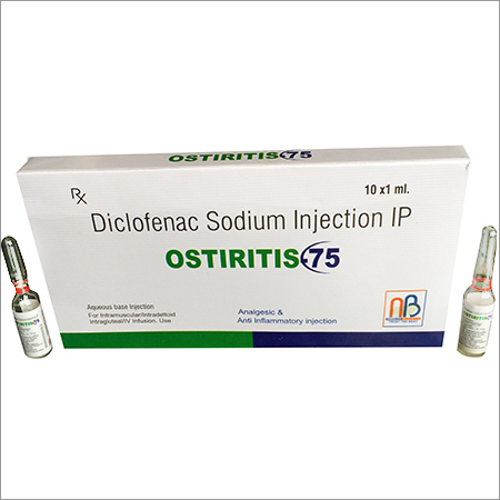 Diclofenec Sodium - 1 ml Liquid Injection | Safe for Adults, Airtight Packaging, Longer Shelf Life, No Side Effects