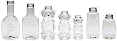 Designer Plastic Bottles - Color: Transparent