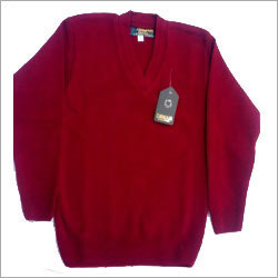 Woollen School Sweater Collar Type: V Neck