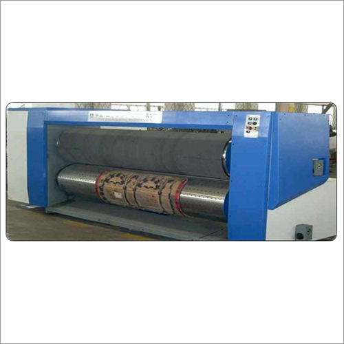 Rotary Die Cutting and Creasing Machine - Steel | Full Automatic, Electric Drive, Environmental Friendly, 220-440 Volt Operation, 1 Year Warranty, Silver Finish
