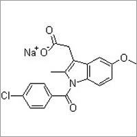 Indomethacin Sodium - Pharmaceutical Raw Material, White to Off-White Crystalline Powder, Non-Poisonous with 99% Purity, Soluble in Water, 2-Year Shelf Life