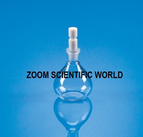 Specific Gravity Bottles - Glass, 100 ml, Transparent | Ideal for Chemical Laboratory Testing, with Ground in Capillary Interchangeable Stopper