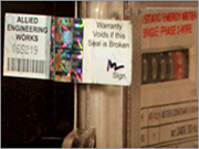 वारंटी स्टिकर