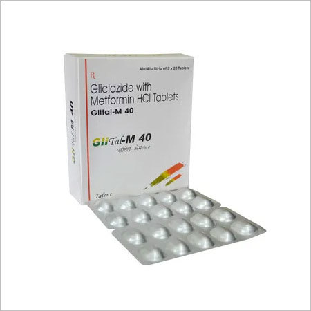 Gliclazide 40 Mg + Metformine 500 Mg Tablets General Medicines