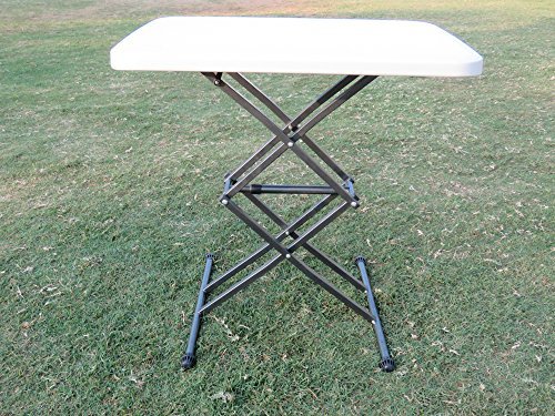 Adjustable Variable Height Outdoor Folding Table