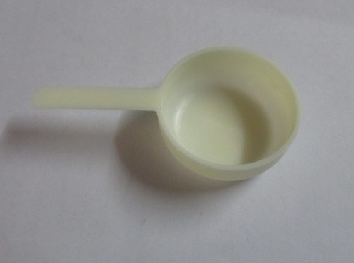 White 10Ml Plastic Spoon