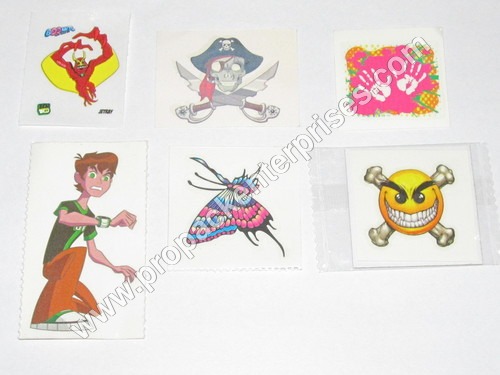 Body Tattoos - Paper Material, 5x10 mm Size, Multi Color | Skin Friendly, Easy to Apply and Remove, Cost Effective, Fade Resistant