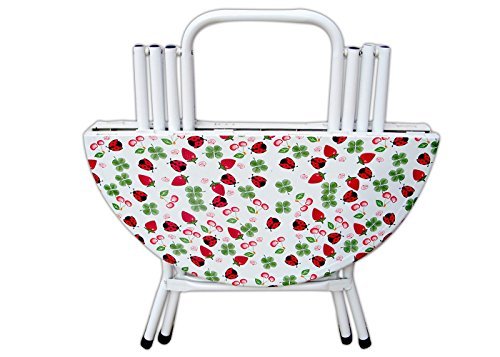 Kids Play Group Table - Polypropylene, 56 Cm Diameter, 46 Cm Height | Foldable, Portable, Colorful Laminated Prints