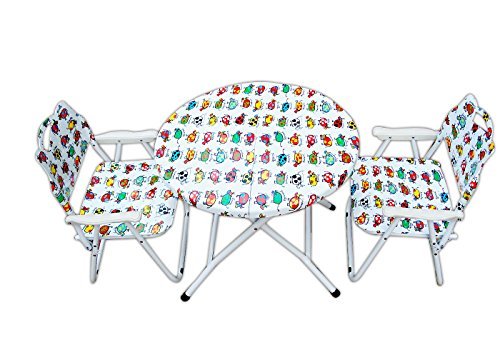 फोल्डिंग बच्चों की टेबल-चेयर सेट-जानवर