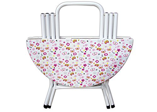 Folding Kids Table-chair Set-pink Butterfly