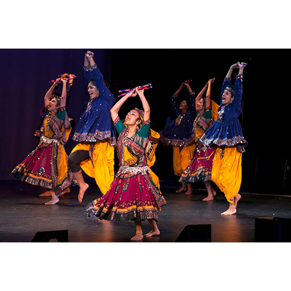 Cotton Multi Colour Dhandiya Gharba