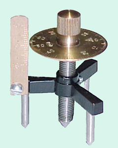 Spherometer - Precision Machined Aluminum, Compact Design | Ideal for Accurate Spherical Measurements