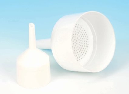 BUCHNER FUNNEL - Polypropylene 70mm/90mm/110mm White, Lightweight Two-Piece Autoclavable