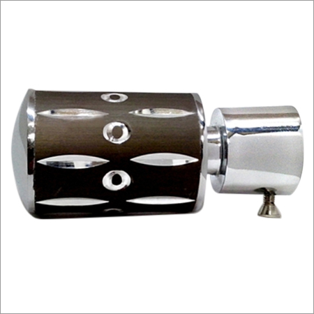 Modern Curtain Bracket - Metal, Plated Finish | Silver Color, Durable Design