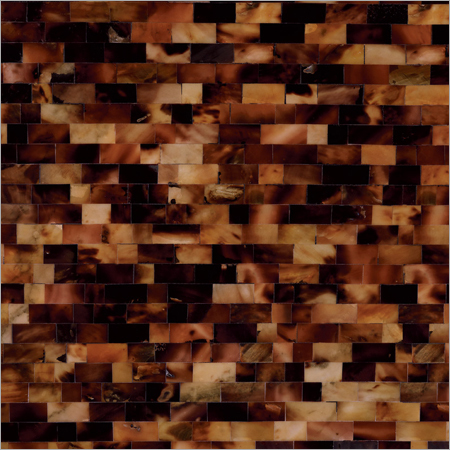 ब्राउन मदर ऑफ़ पर्ल क्रिस्टलाइज़्ड ग्लास स्टोन