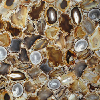 ब्राउन एगेट रेगुलर व्यू आर्टिफिशियल मार्बल