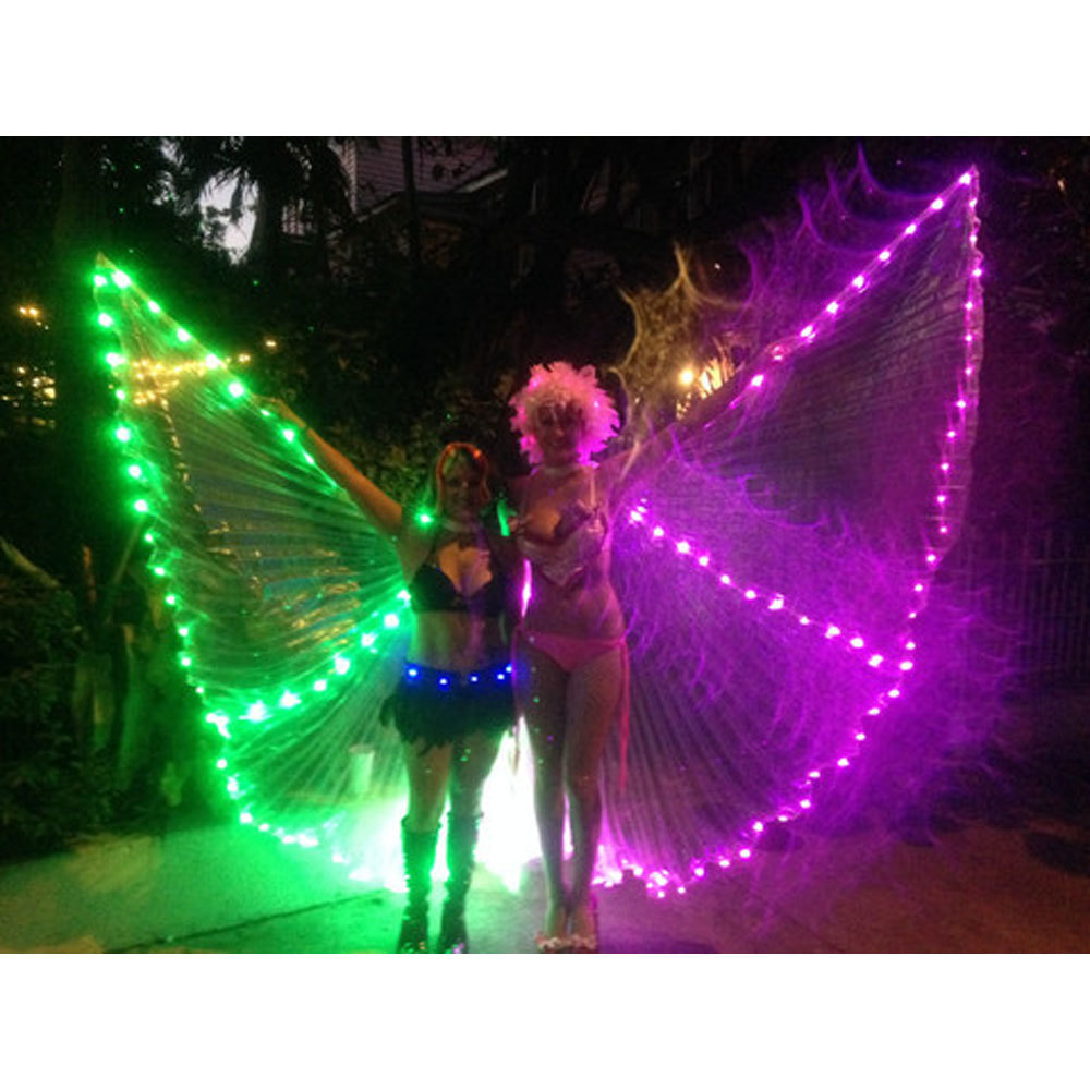 Overall Green Purple Led Isis Wing