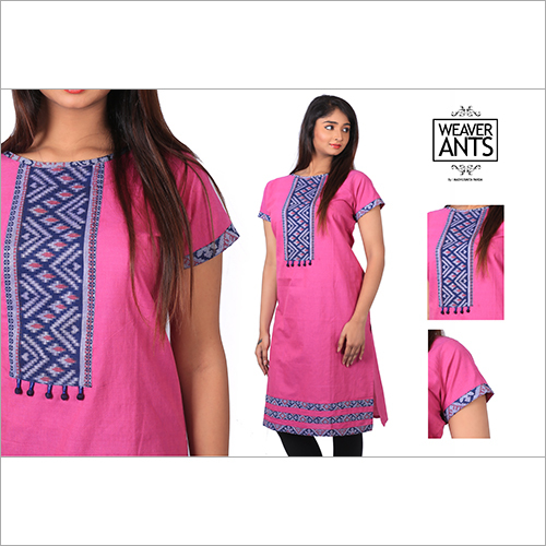 Pink Printed Kurti