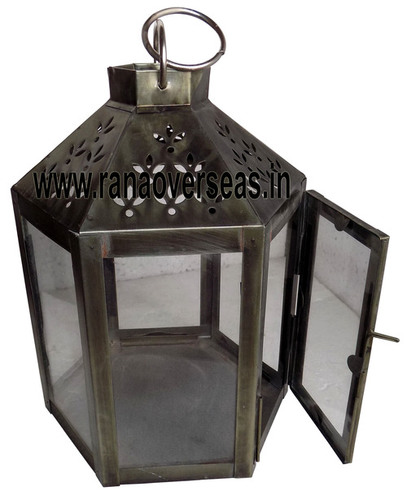 Silver Iron Metal Lantern