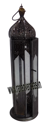 Black Iron Metal Lantern
