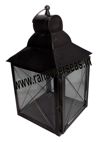 Black Iron Metal Lantern