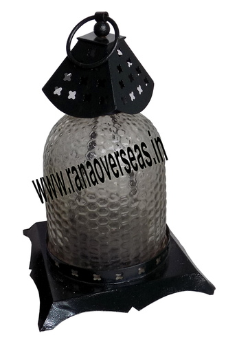 Black Iron Metal Lantern