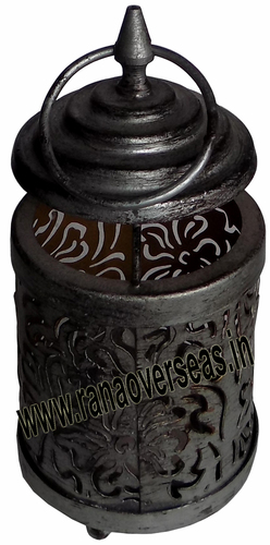 Black Iron Metal Tea Light Holders 10287