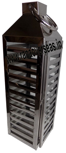 Brown New Look Steel Lanterns 10387