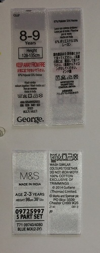Taffeta Labels