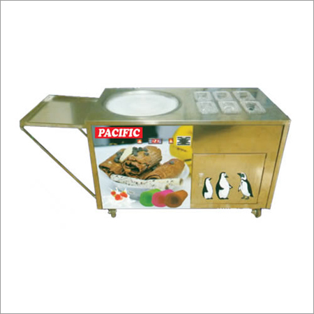 Single Pan Fried Ice Cream Machine