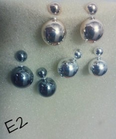 Double Ball Funky Earring