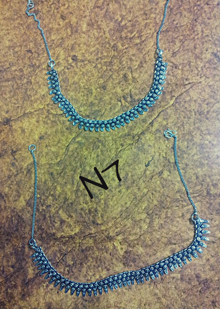 Oxidised Chick Neckpiece