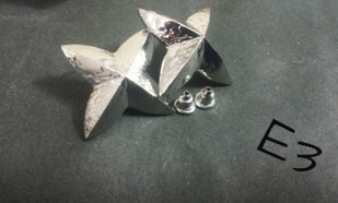 Funky Earrings - Metal, 15x15 Mm, Gold, Screw Fastener | Elegant Look, Lightweight, Durable Shine, Unique Design