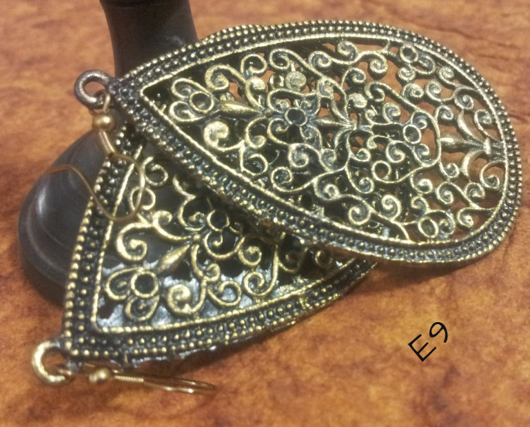 Oxidised Unique Danglers