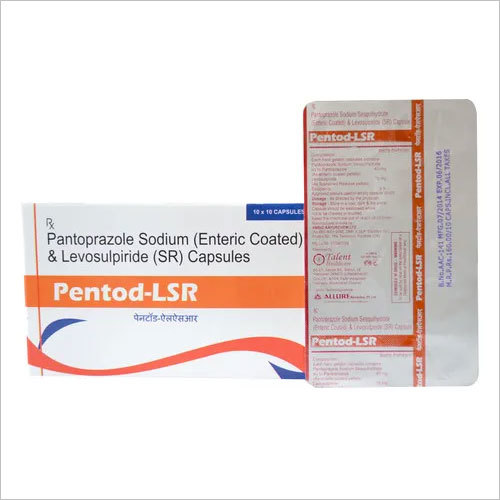 Pantoprazole Sodium and Levosulpiride Capsules - 10x10 Capsules | Suitable for Adults, Teenagers, Women, and Aged Persons