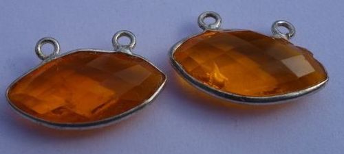 प्राकृतिक ऑरेंज क्वार्ट्ज़ मार्क्विस शेप