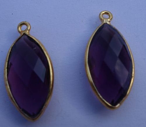 नेचुरल पर्पल क्वार्ट्ज मार्क्वेस शेप