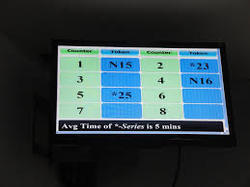 Display Unit - 40 Inch LED TV, Room Number & Patient Serial Number Display | 220V Power Supply, Visible from 10 Meters, Four User Interface
