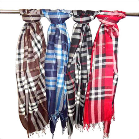 ऊनी चेक स्टोल