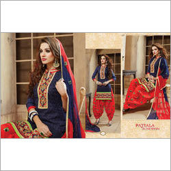 कढ़ाई वाले पटियाला सूट