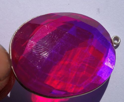 राउंड ब्रिलिएंट कट लैब्राडोराइट गोल्ड प्लेटेड रोज़री बीड्स