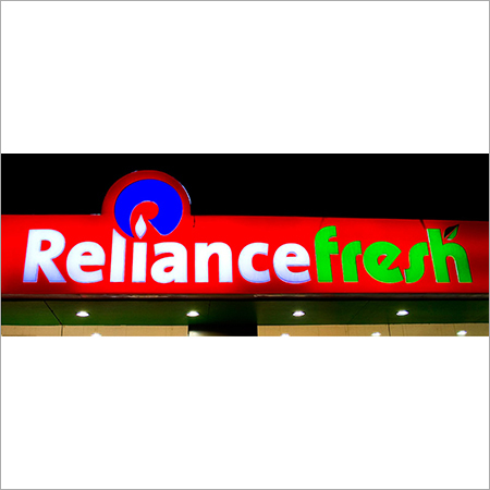 रंगीन ग्लो साइन बोर्ड