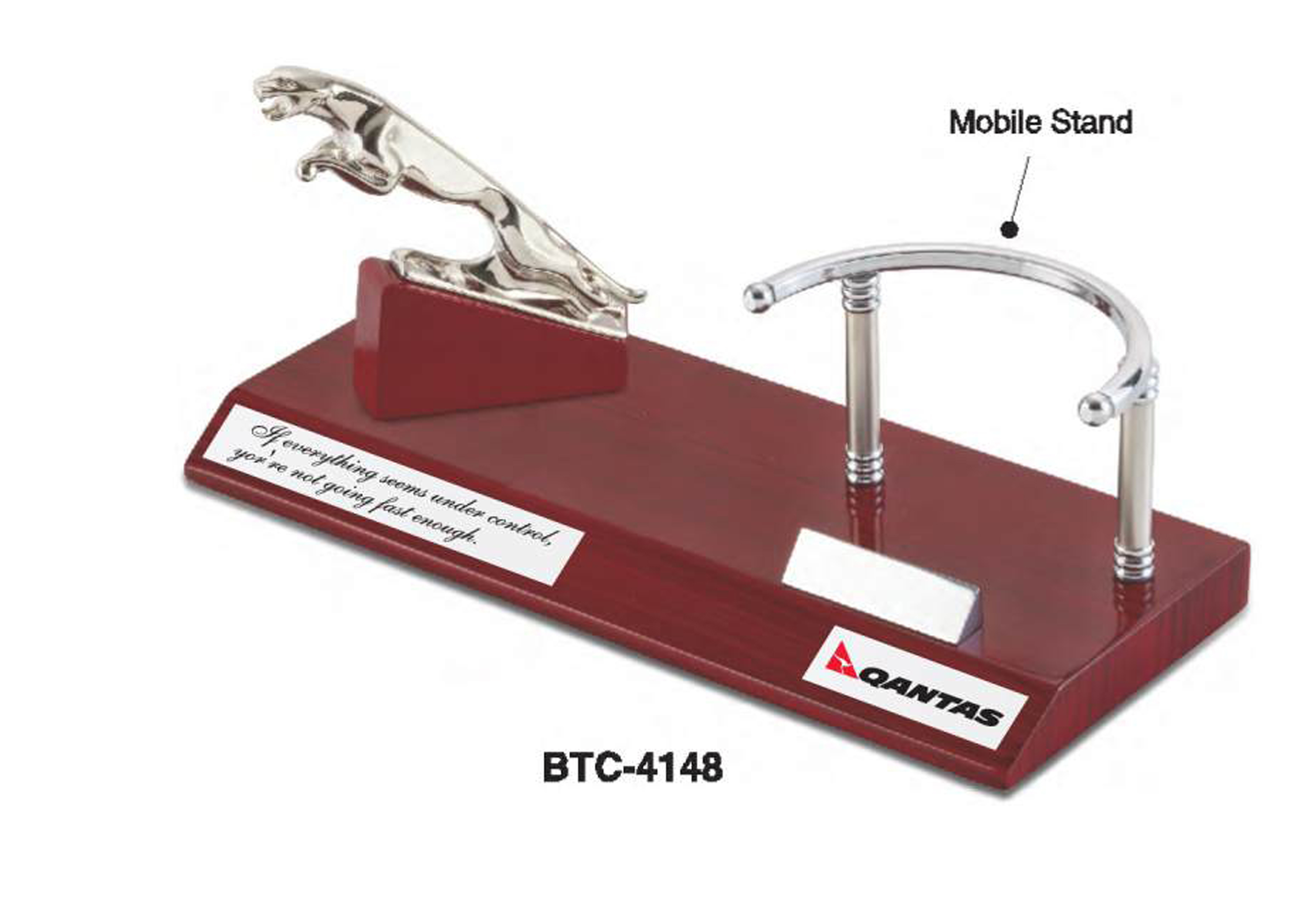Table Organizer With Mobile Holder