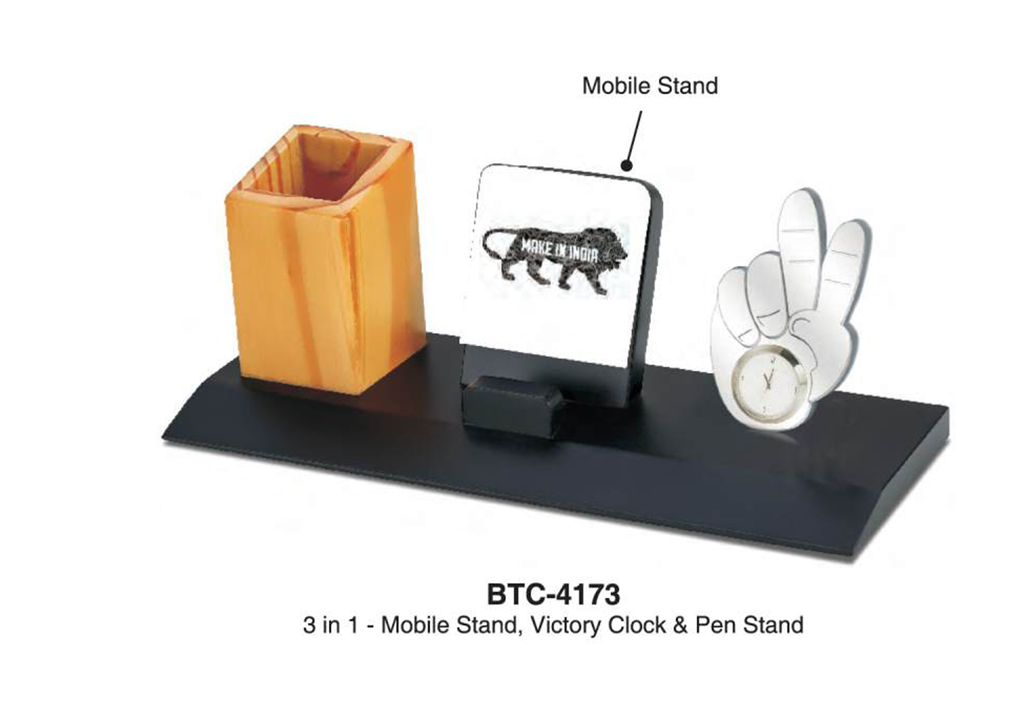 Table Organizer With Mobile Holder