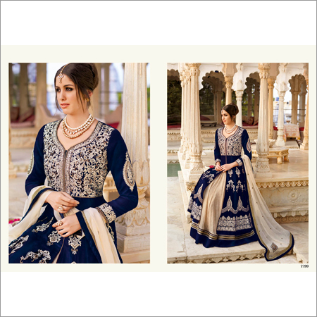 डिजाइनर प्रिंटेड सूट