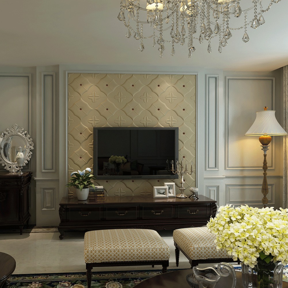 Total 17 Colors Decorative Anti-shock Wall Panel