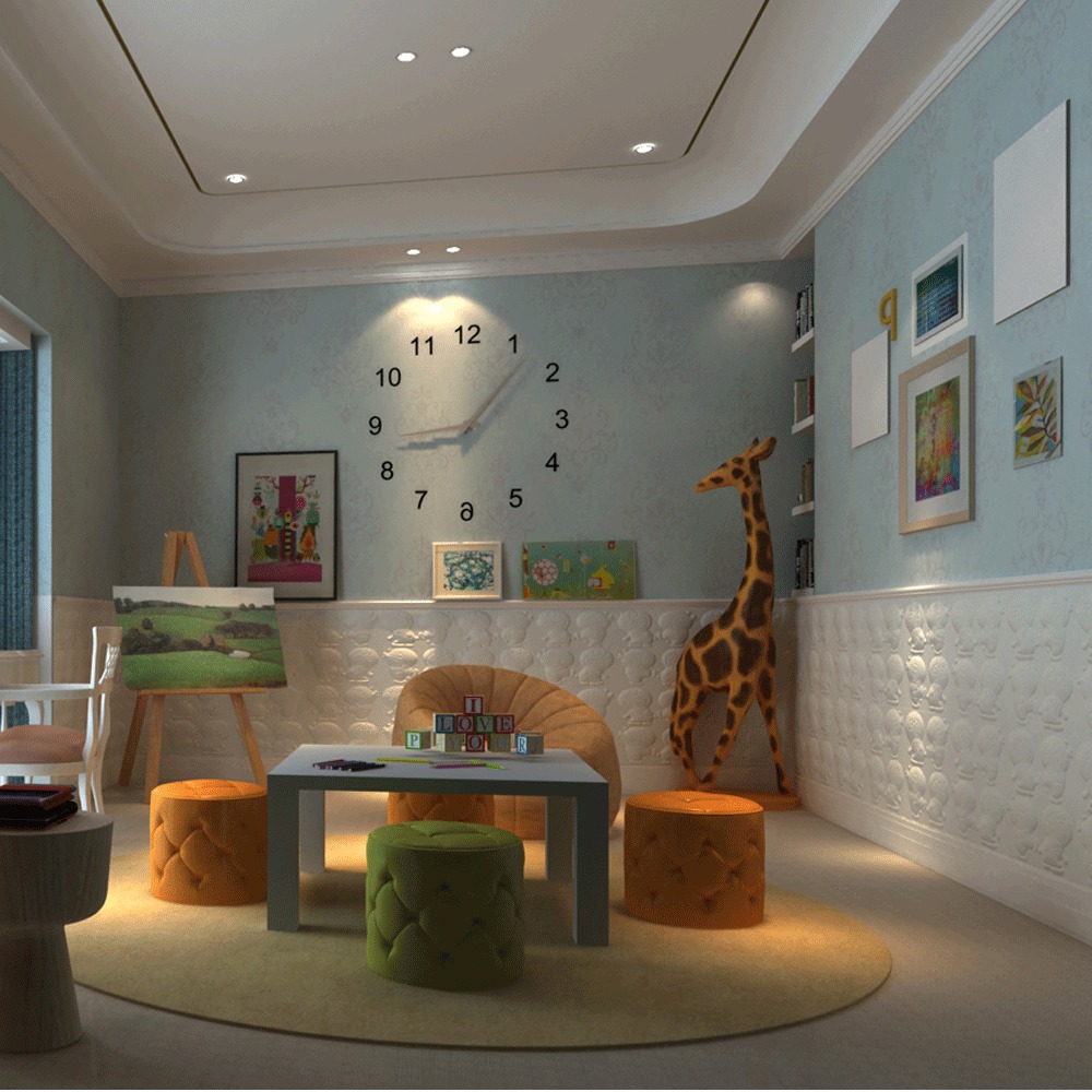 Embossed Leather Wall Panel Application: Residential Building