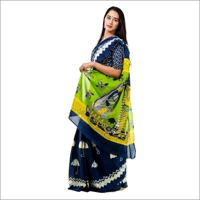 Multicolor Jaipuri Printed Cotton Sarees