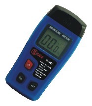Wood Moisture Meter - Integrated Electrode Pins, 10mm Length, 0-99.9% Measuring Range | Blue and Black, Auto Power Off After 15 Minutes, 4 Calibration Scales for 50 Wood Species
