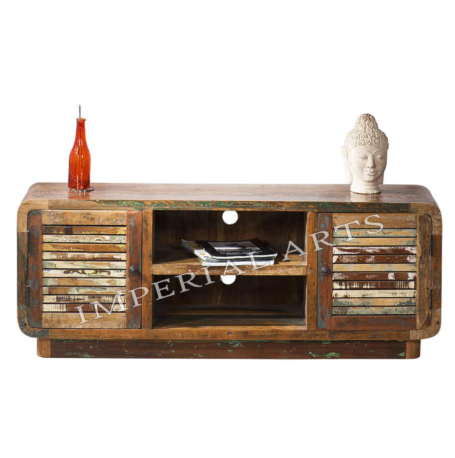 Recycled Wood Tv Cabinet